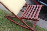 Vintage rocking footrest,