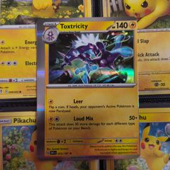 Toxtricity ! Miscut Error ! Off Centre ! from Obsidian Flames Set ! 2023 ! Error Pokemon Card !