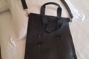 Zata to handle and Crossbody black bag