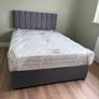 Double Bed And Mattress With Headboard Image 2
