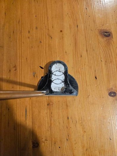 Masters Black Diamond Left Handed Putter In Fair Condition   See Photos For Same.