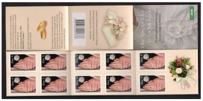 2007 Ireland Wedding Stamp "N" Value Commemorative Stamp Booklet Mint Never Hinged (MNH)