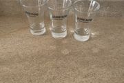 Jameson small whiskey glass x 3
