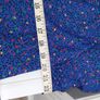 Vintage 80s 90s Electric blue party blouse ruffle detail Image 7
