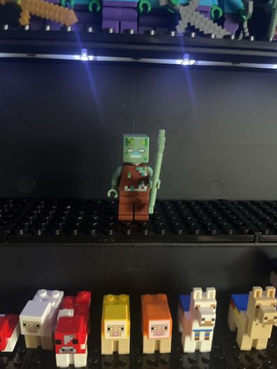 lego Minecraft drowned with a trident