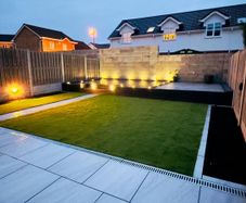 Composite decking, paving, art grass instalation