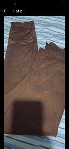 shining brown leggings  12 to 14