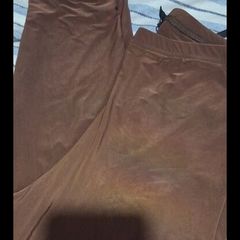 shining brown leggings  12 to 14