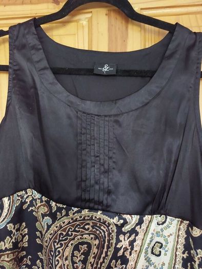 Black paisley dress from Paula and John (free post)
