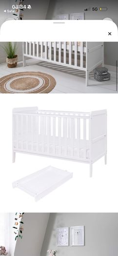 cot and toddler bed