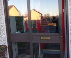 Aluminium Brown Sliding Patio Door