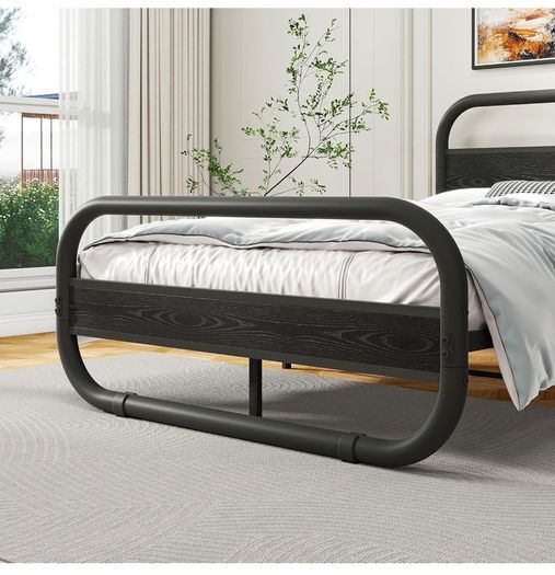 King Bed Frame with Headboard