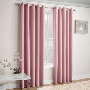Blush pink curtains