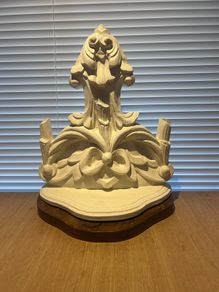 Large Vintage Plaster Wall Hanging