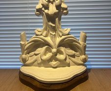Large Vintage Plaster Wall Hanging