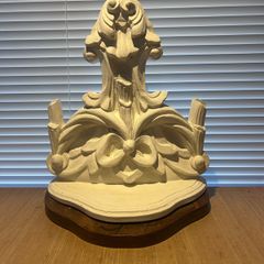 Large Vintage Plaster Wall Hanging