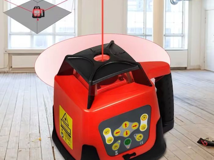 360 Rotary Laser Level Auto Self-Leveling 5 Degrees W/ Tripod Staff Nivel Laser Construction Tool for Outdoor Industry