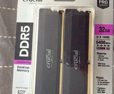 Crucial Pro DDR5 32GB (2x16GB) 6400MT/s Desktop RAM