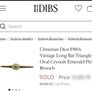 Christian dior oval pin Image 5