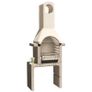 Concrete Charcoal BBQ Stand with Chimney Image 2