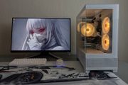 Full Setup Panoramic Custom Gaming PC | RTX 3050 | Digital LCD Display cooler | Zotac Gaming | New