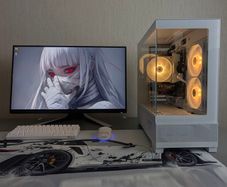 Full Setup Panoramic Custom Gaming PC | RTX 3050 | Digital LCD Display cooler | Zotac Gaming | New