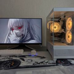 Full Setup Panoramic Custom Gaming PC | RTX 3050 | Digital LCD Display cooler | Zotac Gaming | New