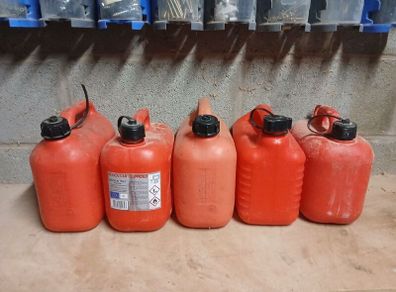 petrol cannisters