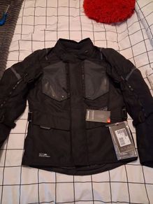 Shima Runner Mens Motorcycle Textile Jacket Black