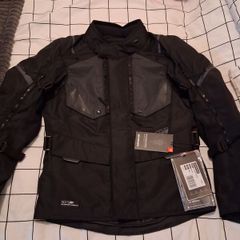 Shima Runner Mens Motorcycle Textile Jacket Black