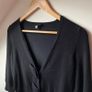 Coast Black Bow Front Short Cardigan Image 2