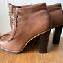 Creeks Brown leather ankle boots with heels 36/3 Image 6