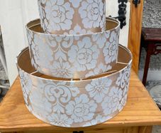 Penant - set of 4 Matching Drum Lampshade