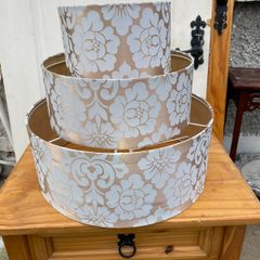 Penant - set of 4 Matching Drum Lampshade