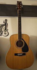 Yamaha FG-340 II Vintage Acoustic Guitar Excellent Condition + Hard Case
