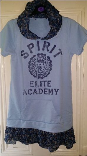Free Blue Tunic hoodie Dunnes size S UK8 EUR36 Collection only
