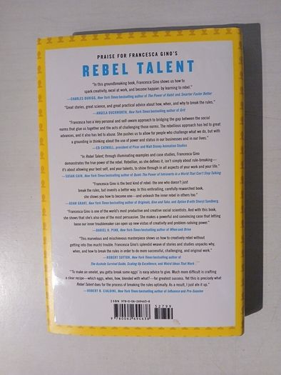 Rebel Talent - Why It Pays To Break The Rules At Work and In Life by Francesca Gino