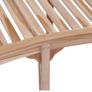Banana Bench 200 cm Solid Teak Wood Image 5