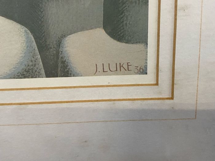 John Luke Print in the Mournes of a 1936 painting from The Ulster Museum