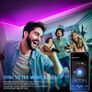 LED Strip Lights 30M, Music Sync Color Changing RGB LED Strip with Remote, Sensitive Built-in Mic, App Controlled LED Lights, RGB LED Light Strip(APP+Remote+Mic) Image 5