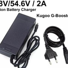 Kugoo G Booster 48V/54.6V Charger, for 48V 18650 battery pack, 2A/2000mA charging current, INPUT:100-240V DC 5.5 2.1 Plug Uk Plug