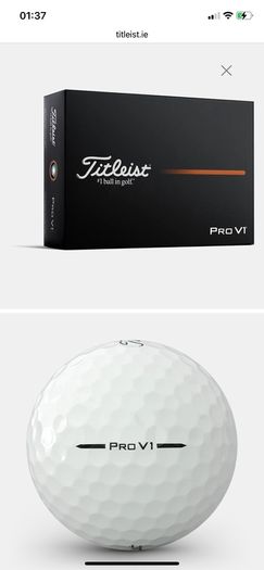 Titleist Pro V 1's