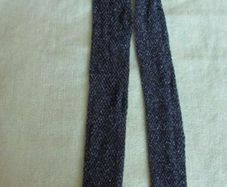 Black & silver fishnet tights