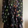 The Kooples Silk Tiered Butterfly Dress Size 1 (Small) Image 2
