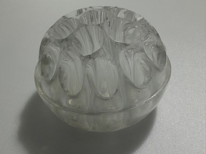 STEM HOLDER - Glass - for Flower Foliage -Vintage