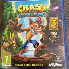 ps4 game: Crash Bandicot - 3 games - tested