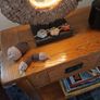 Solid Oak consol table Excellent condition Image 4