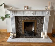 Solid Marble Fireplace