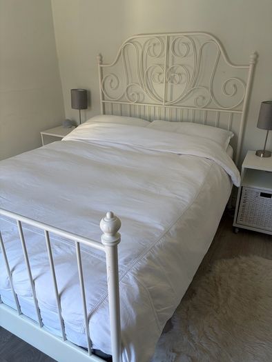 IKEA Leirvik - Metal Double Bedframe