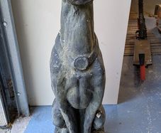 Dog statue
